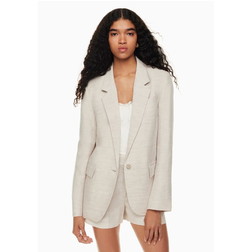 Wilfred | NWT Generation Linen Blazer in Natural Ecru | Sz 4